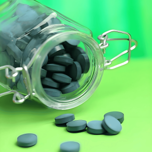 Organic spirulina tablets